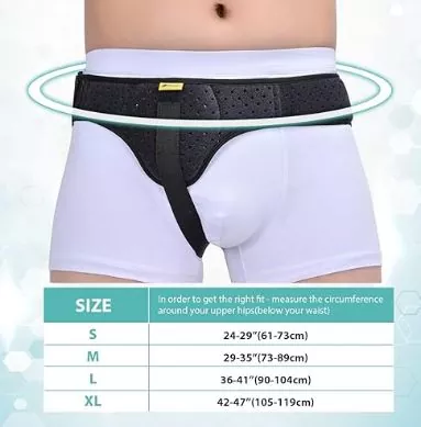 Hernia inguinal Belt Brace Support